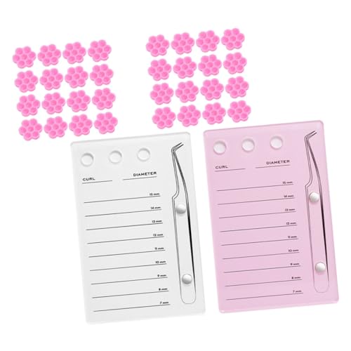 Beavorty Teiliges Wimpernverlängerungs Acryl Lash Tray und Präzisions-skalenbrett Inklusive Blütenförmigem Kleberbecherhalter Magnetischem Pinzettenhalter und Organizer für Professionelles Beavorty Teiliges Wimpernverlängerungs Acryl Lash Tray und Präzisions-skalenbrett Inklusive Blütenförmigem Kleberbecherhalter Magnetischem Pinzettenhalter und Organizer für Professionelles von Beavorty