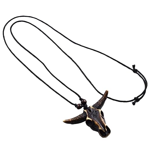 Beavorty Halskette Aus Harz Im Ethno-stil Mit Ochsen-design Unisex Für Party Und Dekoration Leicht Und Langlebig Für Verschiedene Anlässe von Beavorty
