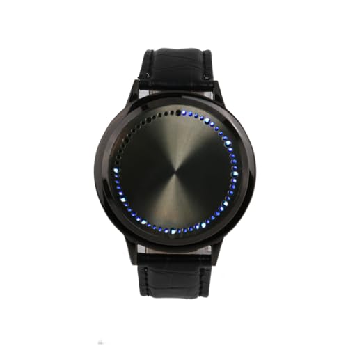 Beavorty Touchscreen LED Armbanduhr für Herren mit PU Armband Sportuhr mit Energieeffizientem Display für Täglichen Gebrauch für Lebensstile von Beavorty