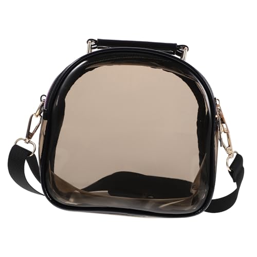 Beavorty Transparente PVC Umhängetasche Damen Leichte Strapazierfähige Crossbody Bag mit Verstellbarem Schultergurt Große Kapazität Multifunktional als Handtasche Geeignet für von Beavorty