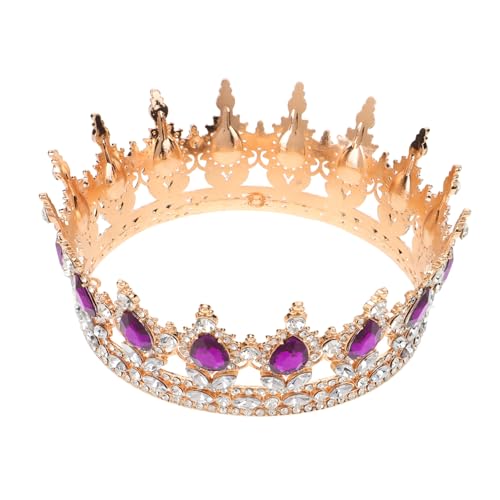 Beavorty Tropfendiamantkrone Prinzessinnenzubehör Brautkrone Schmuck Für Den Abschlussball Brauthochzeit Tiaras Kronen Abschlussballparty Haarschmuck Hochzeitskopfschmuck Für Die von Beavorty