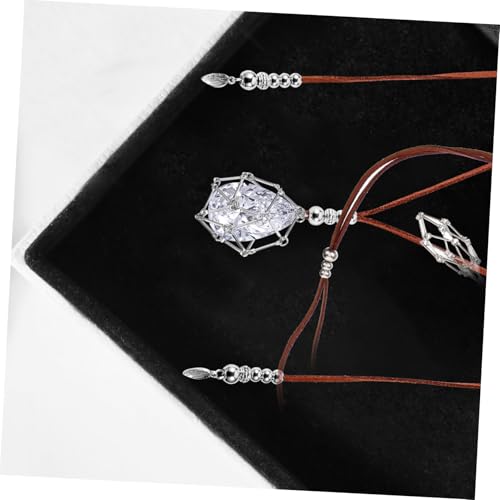 Beavorty Verstellbare Kette Halter Netz Anhänger Schmuckhalter für DIY Halsketten Langlebig Hautfreundlich Modisch für Damen und Herren Vielseitig und Robust von Beavorty