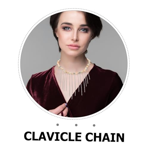 Beavorty Verstellbare Muschel-kette mit Unregelmäßigen Perlen und Handgefertigtem Quastenanhänger Sommerliche Strand-schlüsselbein-halskette Langlebiger Metallverschluss Einzigartige von Beavorty