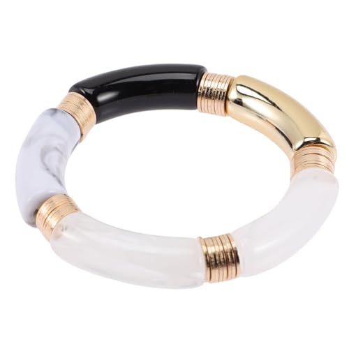Beavorty Acrylarmband Für Damen Bettelarmband Farbecht Und Schmuck Für Alltagsausflüge Und Partys Einfach Anzuziehen von Beavorty