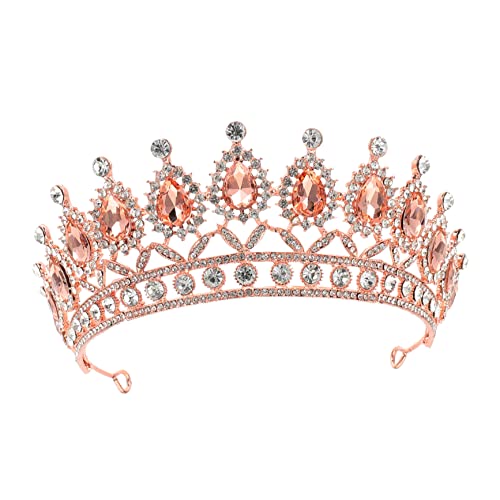 Beavorty Vintage Braut Tiara Diadem mit Barock Strass Langlebiger Brautschmuck für Hochzeit Party und Besondere Anlässe Roségoldene Prinzessin Haarschmuck für Frauen Beavorty Vintage Braut Tiara Diadem mit Barock Strass Langlebiger Brautschmuck für Hochzeit Party und Besondere Anlässe Roségoldene Prinzessin Haarschmuck für Frauen von Beavorty