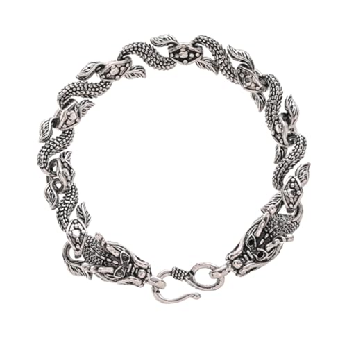 Beavorty Drachenarmband Für Männer Metallarmband Bettelarmband Herrenarmband Geschenkarmband Zur Vatertag Geburtstag Schmuck Für Männer von Beavorty