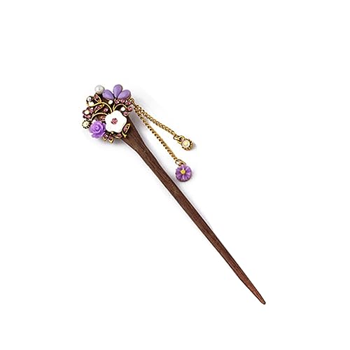 Beavorty Retro Holz Haarnadel Mit Traditionellen Blumenmotiven Vintage Haarschmuck Für Damen Leichte Und Haarstyling-lösung Zufällige Muster Für Besondere Anlässe Beavorty Retro Holz Haarnadel Mit Traditionellen Blumenmotiven Vintage Haarschmuck Für Damen Leichte Und Haarstyling-lösung Zufällige Muster Für Besondere Anlässe von Beavorty