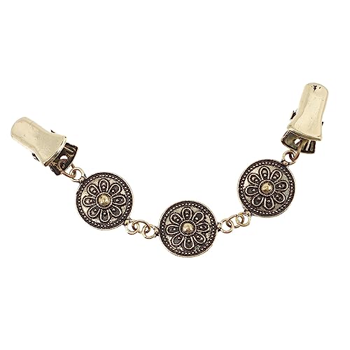 Beavorty Vintage Pullover Clips Broschen Retro Cardigan Kragenspangen für Damen Leichte Stabile Kleidungsstücke Clips Vielseitig für Pullover Schals Kleider bei Formellen und Lässigen von Beavorty