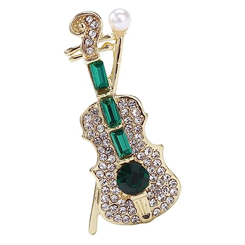 Beavorty Violinbrosche für Damen Elegantes Geigenzubehör Broschennadel mit Stil Schmuck für Besondere Anlässe Anstecknadel für Kleidung von Beavorty