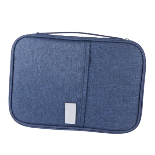 Beavorty Wasserdichter Reisepasshalter Dokumenten Organizer Beutel Handtasche für Reisen Langlebige Passhülle mit Mehreren Fächern für Sichere Aufbewahrung von Beavorty