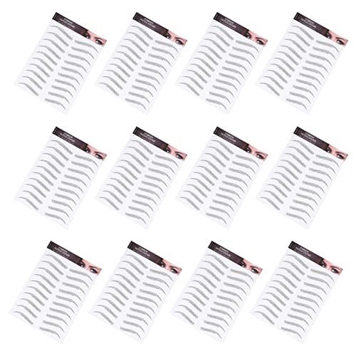 Beavorty Wasserfeste Imitation Augenbrauen Aufkleber Haarähnliche Fake Eyebrow Sticker Für Perfekte Augenbrauen Kosmetik Für Fehlende Augenbrauen von Beavorty