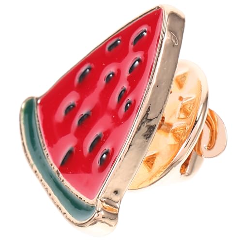 Beavorty Wassermelonen Brosche Damen Modisch Süß Fruchtform Anstecknadel Reverskragen Clip Schmuck für Pullover Kleid Schal Vielseitig Verwendbar Langlebig von Beavorty