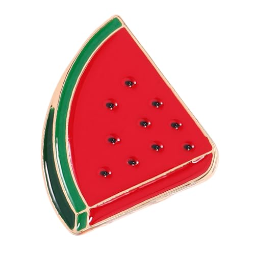Beavorty Wassermelonen Brosche aus Zinklegierung Süßer Ansteckpin für Cardigans Pullover und Kleidung Leichter Schmuckclip für Damen Niedliches für Freunde und Familie von Beavorty