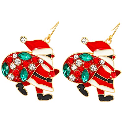 Beavorty Weihnachtsohrringe Damen Weihnachtsmann Ohrringe Kreative Schmuckstücke für Frauen für Weihnachtsfeiern Leichte und Tragbare Ohrhänger für Festliche Anlässe Beavorty Weihnachtsohrringe Damen Weihnachtsmann Ohrringe Kreative Schmuckstücke für Frauen für Weihnachtsfeiern Leichte und Tragbare Ohrhänger für Festliche Anlässe von Beavorty