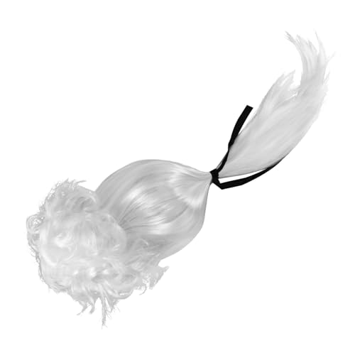 Beavorty Lustige Lockige Richterperücke Für Junge Mädchen Wiederverwendbar Gerichtssaal-kostüm-perücke Anwaltshaarteil Cosplay-perücke Für Partys Und Halloween von Beavorty