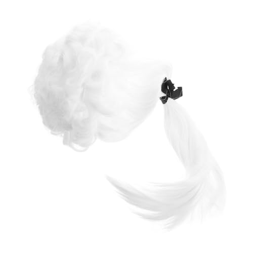 Beavorty Weiße Richterperücke Für Cosplay Party Und Auftritte Wiederverwendbar Mit Sicherem Sitz Und Elegantem Design von Beavorty