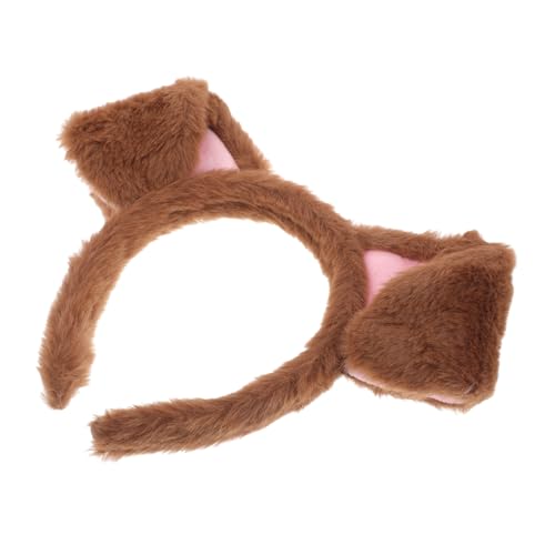 Beavorty Welpen-stirnband Mit Süßen Hrchen Cartoon-design Stirnband Tierkostu -zubeho Fu Halloween-party Und Bühnenauftritte von Beavorty