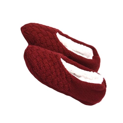 Beavorty Winterliche Warme Haussocken mit Rutschfester Sohle für Damen und Herren Flauschige Kuschelsocken aus Atmungsaktivem Material als Gemütliche Wintersocken für Zuhause von Beavorty