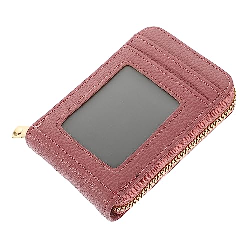 Beavorty Zipper Design Kartenetui für Damen Herren Multifunktionale Kompakte Kartenaufbewahrung PU für Geldkarten Ausweise Praktisch für Hosentasche von Beavorty