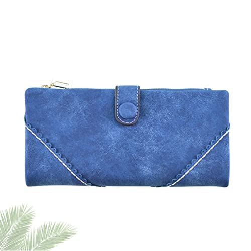 Beavorty praktische Geldbörse Frauen geldbörse Damen geldbörse Damen-geldbörsen Brieftasche Damen Handtasche Blau von Beavorty
