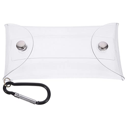 Beavorty transparente Geldbörse Schlüsseltasche süßer Geldbeutel Schlüsselanhänger Portemonnaie Mini Klarer Make -up -Tasche Kleine Brieftasche Münzbaus Geldbörse transparent Legierung von Beavorty