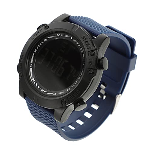 Beavorty Digitaluhr Mit Leuchtfunktion Multifunktionsuhr Für Outdoor Und Business Klare Elektronische Digitalanzeige Zeigt Woche Kalender Ergonomisches Armband von Beavorty