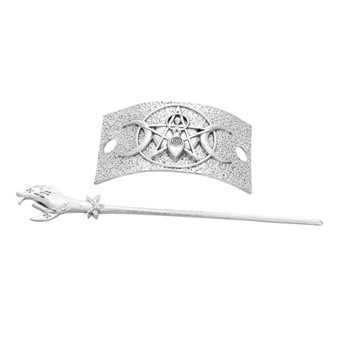 Beavorty Trendy Fashion Hairpin Moon Damen Haarnadel Design Dekorative Haare Für Frauen Haarstäbe von Beavorty