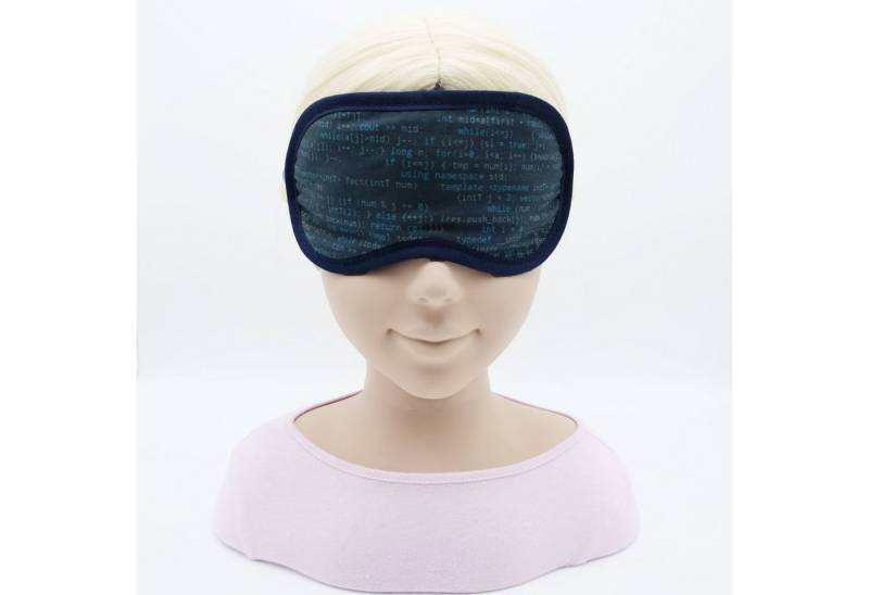 BEAZZ Schlafmaske Schlafmaske Kinder, Augenmaske, Schlafbrille Kinder - Computer, Bequem - Perfekte Abdunklung, 1-tlg., HANDMADE IN GERMANY von Beazz
