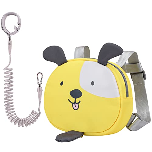 Bebamour Tier-Kleinkind-Rucksack mit Sicherheitszügeln, Mini-Tasche mit Sicherheitsleine für Kinder, tragbarer Rucksack, Rucksack mit Sicherheitsgeschirr für Jungen und Mädchen,Dog von Bebamour