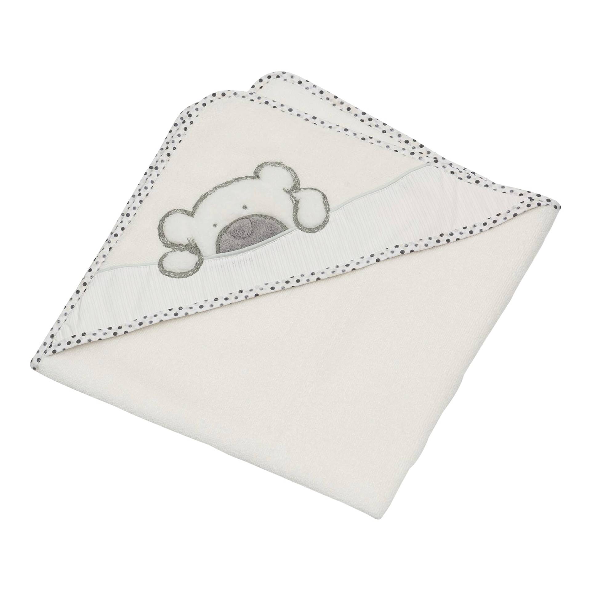 Bebe`S Collection Kapuzenbadetuch Big Willi 80x80 cm grau von Bebe`s Collection