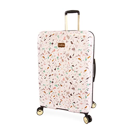 Bebe Damen Gepäck Stella 73,7 cm Hardside Check in Spinner, Beige, Check-IN 29", Gepäck Hardside Check in Spinner von bebe