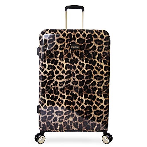 bebe Damen-Gepäck Adriana 73,7 cm Hardside Check in Spinner, Leopard, Einheitsgröße, Luggage Adriana 73,7 cm Hardside Check in Spinner von bebe