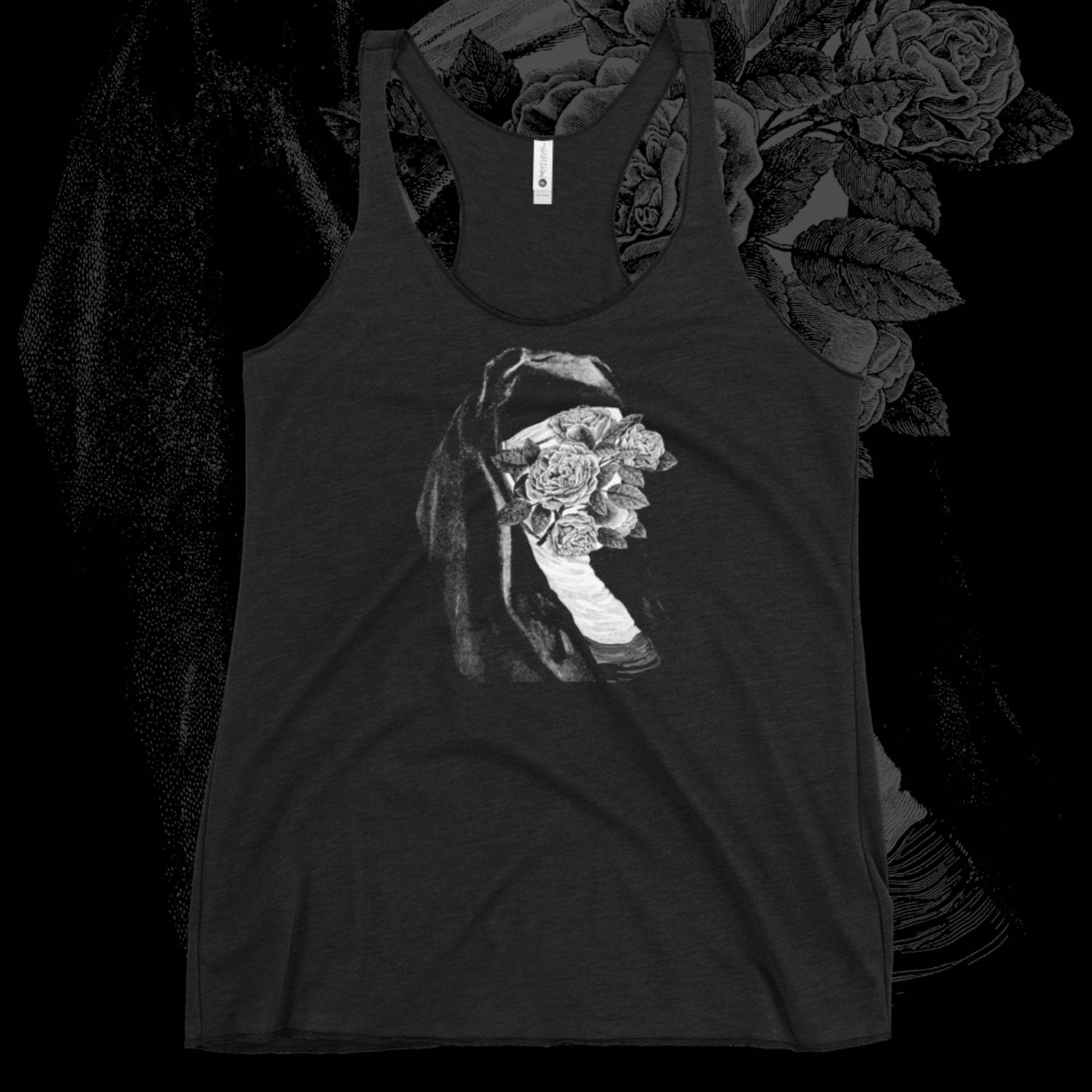 Racerback Tank Top Im Witchy Goth Stil | Weich, Entspannt | Nonne Ihrer Bizness von BecauseSkulls