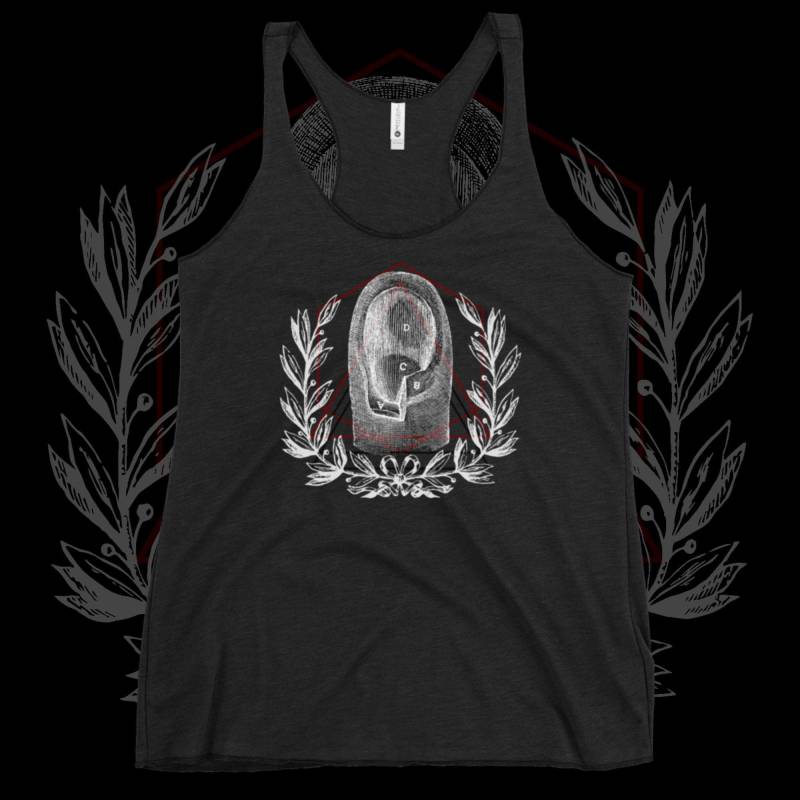 Witchy Damen Racerback Tank Top Shirt | Hexe Hexerei Okkulte Pagan Magie Gothic Nu Goth Ästhetik Kleidung Mode Szene Des Grime von BecauseSkulls
