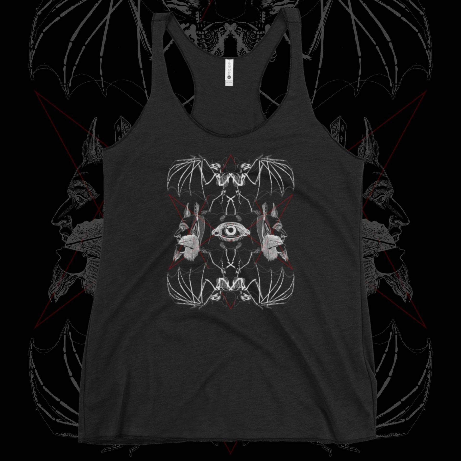 Witchy Nu Goth Racerback Tank - Weich, Entspannte Passform | Blutspendemaschine von BecauseSkulls