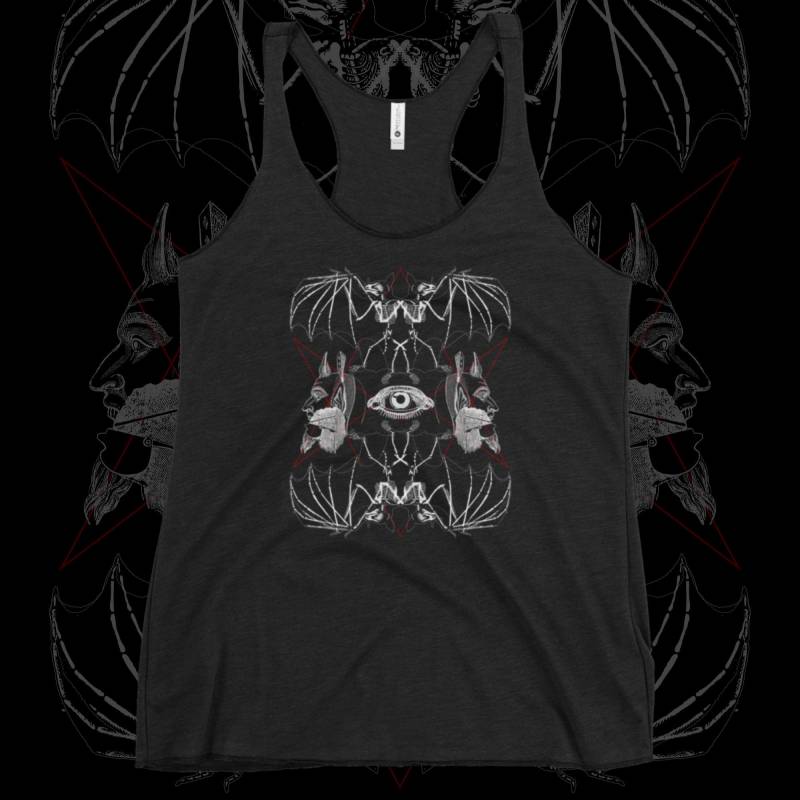 Witchy Nu Goth Racerback Tank - Weich, Entspannte Passform | Blutspendemaschine von BecauseSkulls