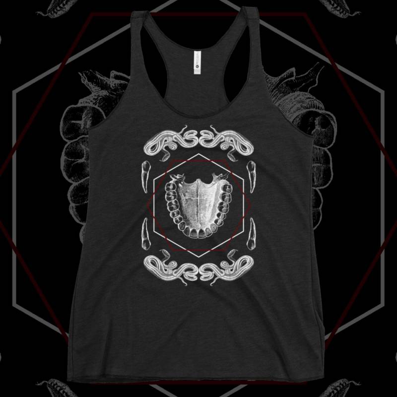 Witchy Tank Top Gothic Wicca Racerback | Relaxed Fit S-xl | Resonanz Ist Zwecklos von BecauseSkulls