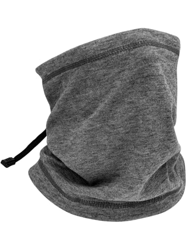 Becellen Multifunktion Schlauchschal, Warmer Kordelzug Loop Schal Elastisch Thermal Halstuch mit Verstellbarem Weichem Winter Winddicht Halswärmer für Herren Damen von Becellen