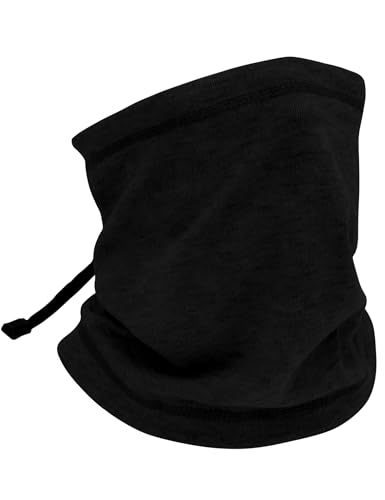 Becellen Multifunktion Schlauchschal, Warmer Kordelzug Loop Schal Elastisch Thermal Halstuch mit Verstellbarem Weichem Winter Winddicht Halswärmer für Herren Damen von Becellen