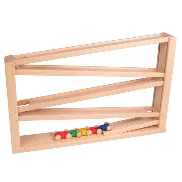 Beck Holzspielzeug Laufbahn mit Tausendfüßler von Beck Holzspielzeug