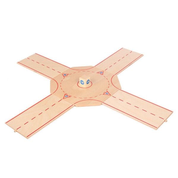 Beck Holzspielzeug Straßenelemente Kreisverkehr Beck Holzspielzeug Straßenelemente Kreisverkehr von Beck Holzspielzeug