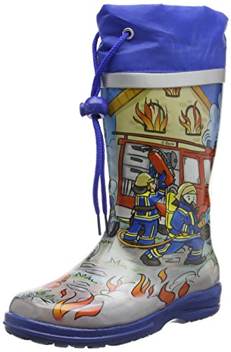 Beck Jungen Fire Gummistiefel, Mehrfarbig, 21 EU von Beck