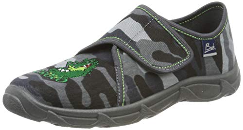 Beck Croco, Jungen Niedrige Hausschuhe, Grau (grau 24), 27 EU (9.5 UK) von Beck