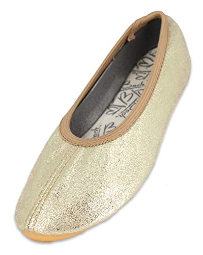 Beck Mädchen Basic Glitzer Gymnastikschuhe, Gold, 26 EU von Beck