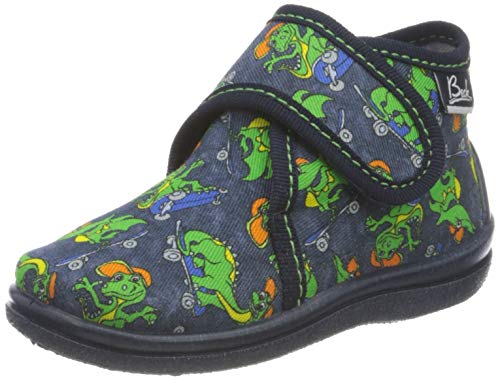 Beck Jungen Skate Dino Hausschuh, Blau, 24 EU von Beck