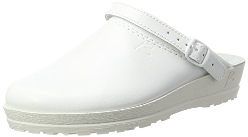 Beck Damen Anna Clogs, Weiß, 38 EU von Beck