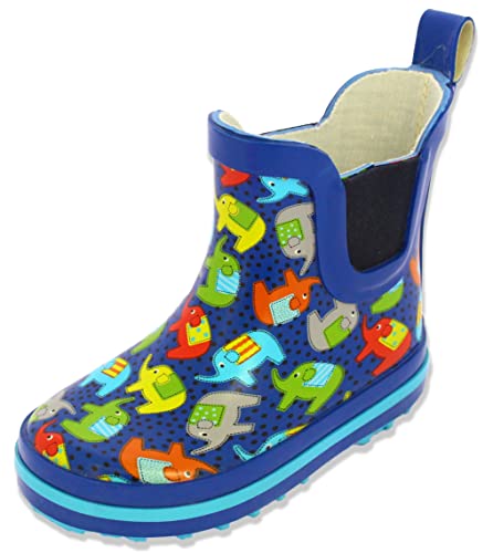 Beck Jungen Elephants Gummistiefel, Blau, 24 EU von Beck