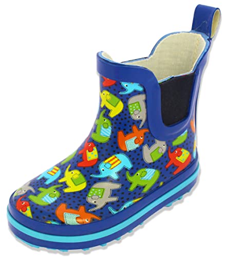 Beck Jungen Elephants Gummistiefel, Blau, 25 EU von Beck