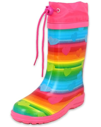 Beck Mädchen Regenbogen Gummistiefel von Beck