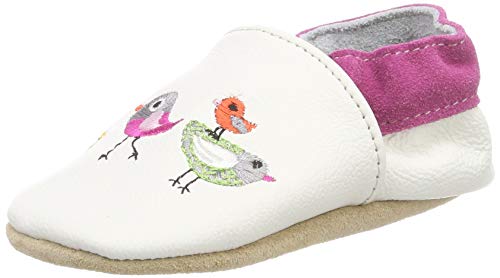 Beck Baby - Mädchen Vöglein Krabbelschuhe von Beck